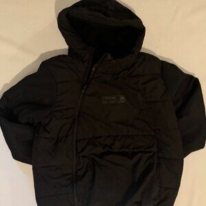 Boys- Size 10-12, Black Jacket (w/Hood)